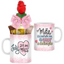 Caneca Dia das Mães com Chocolates Modelo 5 Borússia Chocolates