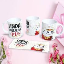 Caneca Dia das Mães Flork 325ML Estampa 10 em Porcelana Personalizada Branco Outras Marcas Caneca Dia das Mães Flork 325ML Estampa 10 em Porcelana Personalizada Branco Outras Marcas