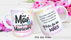 Caneca Dia das Mães Profissões Mancure