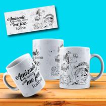 Caneca Dia Do Amigo Amigos Amizade Divertida Como A Sua Me Faz Sonhar Presente- MEGA OFERTA!