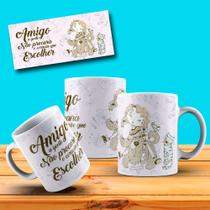 Caneca Dia Do Amigo Amigos Melhor Que Um Presente É Uma Verdadeira Amizade Presente- MEGA OFERTA!