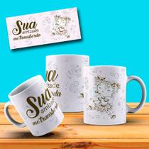 Caneca Dia Do Amigo Amigos Sorria Amiga Sua Amizade Me Transborda Presente Especial - MEGA OFERTA! Caneca Dia Do Amigo Amigos Sorria Amiga Sua Amizade Me Transborda Presente Especial - MEGA OFERTA!