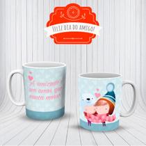 Caneca Dia Do Amigo Amizade A Amizade É Um Amor Que Nunca Morre Presente - MEGA OFERTA!