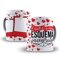 Caneca Dia dos Namorados Você é O Meu Esquema Favorito Personalizado Com Duas Fotos Porcelana 325ml Caneca Dia dos Namorados Você é O Meu Esquema Favorito Personalizado Com Duas Fotos Porcelana 325ml