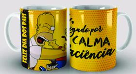 Caneca dia dos Pais Calma e Paciencia