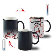 Caneca Dia Dos Pais Mágica Porcelana- Mais Conhecido Como Banco 24 Horas