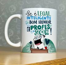 Caneca Dia Dos Professores Flork Frases Divertidas Xícara Presente Professor Copo Professora