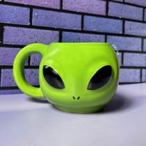 Caneca Diferente ET Alienígena Extraterrestre Divertida Cerâmica