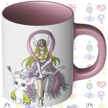 Caneca Digimon - Tailmon e Kari Kamiya - Cerâmica com Resina de Alta Qualidade - 325ml Caneca Digimon - Tailmon e Kari Kamiya - Cerâmica com Resina de Alta Qualidade - 325ml