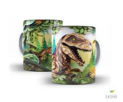 Caneca dinossauros 3D 03