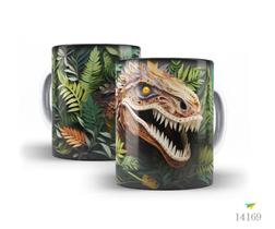 Caneca dinossauros 3D 06 Caneca dinossauros 3D 06