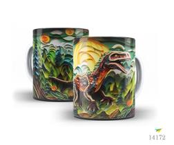Caneca dinossauros 3D 09 Caneca dinossauros 3D 09