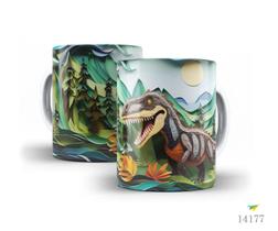Caneca dinossauros 3D 14 Caneca dinossauros 3D 14