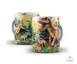 Caneca dinossauros 3D 24