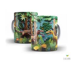 Caneca dinossauros 3D 25