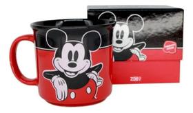 Caneca Disney Mickey Mouse Xadrez 350ml