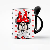 Caneca Disney Minnie Mouse Alça Interior Colorida - Live