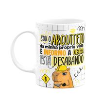 Caneca Divertida Capivaras - Arquiteto da própria vida