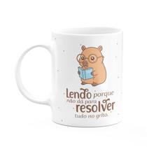 Caneca Divertida Capivaras - Não dá pra resolver no grito Caneca Divertida Capivaras - Não dá pra resolver no grito