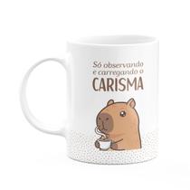 Caneca Divertida Capivaras - Só observando - 325ml Caneca Divertida Capivaras - Só observando - 325ml
