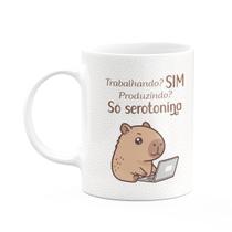 Caneca Divertida Capivaras - Trabalhando