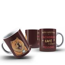 Caneca Divertida Eu gosto de Cachorro Café e Umas 3 Pessoas Caneca Divertida Eu gosto de Cachorro Café e Umas 3 Pessoas