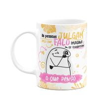 Caneca Divertida Flork - As pessoas julgam pelo que falo Caneca Divertida Flork - As pessoas julgam pelo que falo