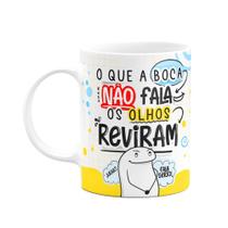 Caneca Divertida Flork Boy - O que a boca não fala... Caneca Divertida Flork Boy - O que a boca não fala...