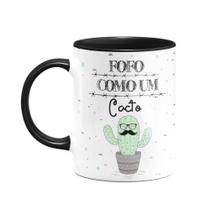 Caneca Divertida - Fofo como um cacto B-black