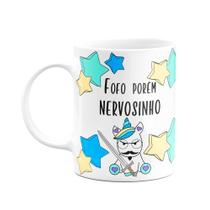 Caneca Divertida - Fofo porém nervosinho! Unicórnio