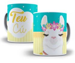 Caneca Divertida Lhama Debochada Box 01