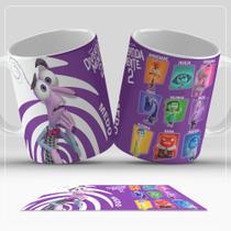 Caneca Divertida mente 2 Medo - Coleção