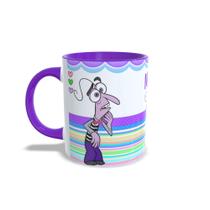 Caneca Divertida Mente 2 Personagens - Medo Caneca Divertida Mente 2 Personagens - Medo