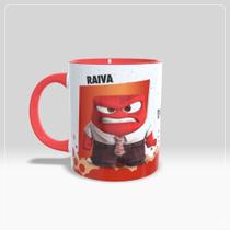 Caneca Divertida mente 2 Raiva