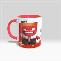 Caneca Divertida mente 2 Raiva