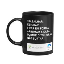 Caneca Divertida - Não sou um robô Preta Caneca Divertida - Não sou um robô Preta