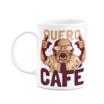 Caneca Divertida Quero Café Meme