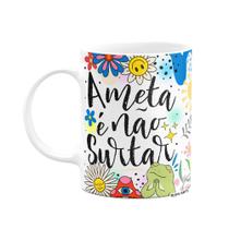 Caneca Divertida Vibes - A meta é não surtar Caneca Divertida Vibes - A meta é não surtar