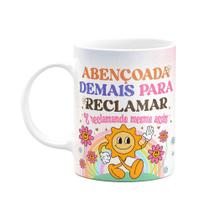 Caneca Divertida Vibes - Abençoada demais para reclamar