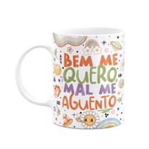 Caneca Divertida Vibes - Bem me quero, mal me aguento