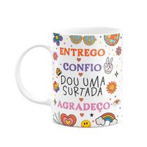 Caneca Divertida Vibes - Entrego confio surto Caneca Divertida Vibes - Entrego confio surto