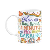 Caneca Divertida Vibes - Mas eu não tenho 1 minuto de paz
