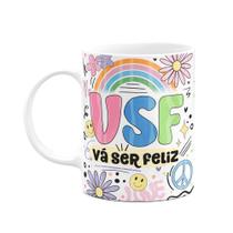Caneca Divertida Vibes - VSF - Vá ser feliz Caneca Divertida Vibes - VSF - Vá ser feliz