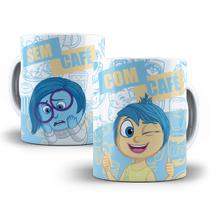 Caneca Divertidamente Com Café Sem Café Personalizada Mod1