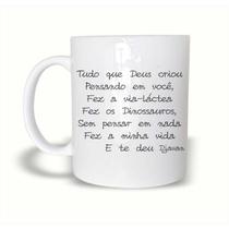 Caneca Djavan Eu Te Devoro Presente de Plástico Rígido