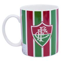 Caneca do Fluminense em Porcelana Listrada 370 ml