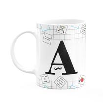 Caneca do Papai - Inicial do nome letra A - 325ml Caneca do Papai - Inicial do nome letra A - 325ml