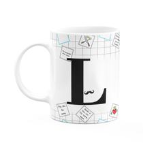 Caneca do Papai - Inicial do nome letra L - 325ml Caneca do Papai - Inicial do nome letra L - 325ml