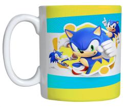 Caneca do Sonic de Porcelana 325 ML Para Presente