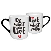 Caneca Do What You Love Faça O Que Você Ama 300ml